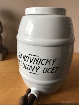 Keramický soudek Rakovnický tabulový ocet Ditmar Urbach - 2