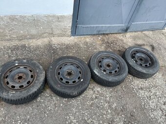 Sada kol 5x100, 195/65/15, Octavia, golf, pneu 6,5mm - 2