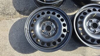Plechové originální disky 5x112 R16 ET48 na Audi, VW, Škoda, - 2