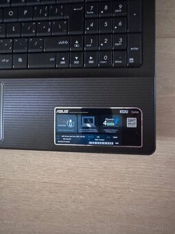 Notebook ASUS K53U Series - nefunkční na náhradní díly - 2