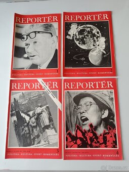 Časopis Reportér rocnik IV. 1969 - nekompletní, 1 chybi, 18 - 2