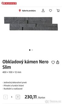 Obklad břidlice šedá - 2