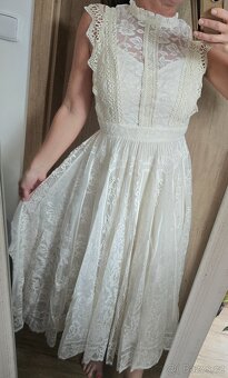 Romantické krajkové šaty – veľkosť XS - 2