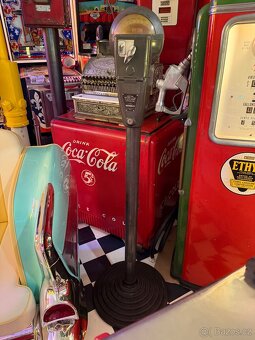 Parkovací hodiny Duncan meter orig Chicago USA 1960 TOP STAV - 2