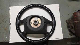 VW T4 - originální kožený volant 7D0 419 091A - 2