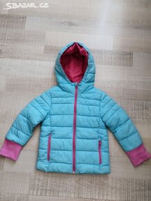 Dívčí  prošívaná bunda vel.110/116 podzim - 2