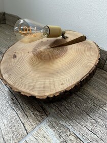 nástěnné dřevěné svítidlo - 2