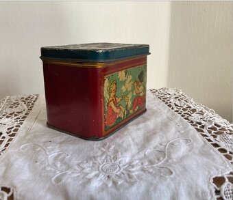 Starožitná plechovka Kvěchová - 2