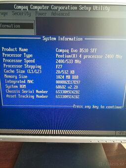 HP Compaq D510 SFF - Pentium 4 - 2