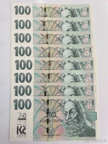 100 KČ s přítiskem - 2