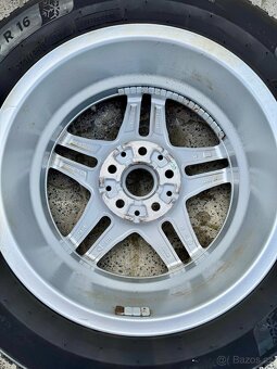 4x al kola 5x112 16 + pneu zimní 205/60 R16 - 2