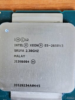 set 2 ks CPU Intel Xeon E5-2650 v3/ 10-Core 2.30 GHz/ 25 MB - 2