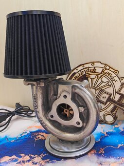 Lampa z turbodmychadla - Černá - Autonábytek Kovář - 2