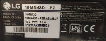 19" LG M1943D-PZ TV - 2