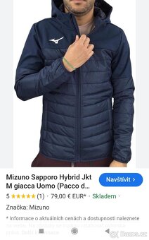Pánská nová bunda Mizuno vel.M - 2