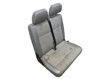 Pravá přední sedačka šedá kůže látka VW Transporter T5 2008 - 2