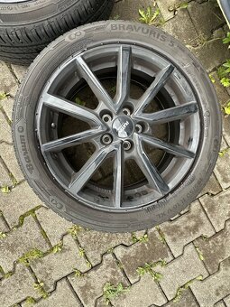 Alu kola 5x100 s letní pneu 195/50/16 - 2