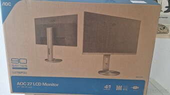 AOC monitor, 27" 4K Ultra HD - 2