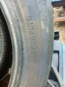 2x zimní Dunlop 215/55r16 - 2