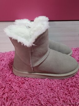 Kožené zimní boty sněhule válenky Reserved vel. 38 - 2