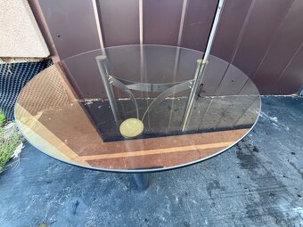 Konferenční stolek skleněný - 2