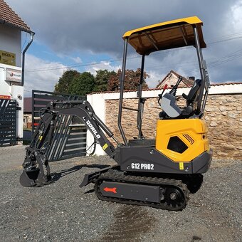 Minibagr Gorila G12SE PRO II, Kubota + příslušenství - 2