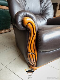 Italská sedací souprava 3+1+1 - 2