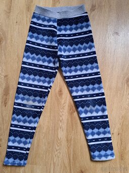 Zateplené kalhoty vel. 122/128. - 2