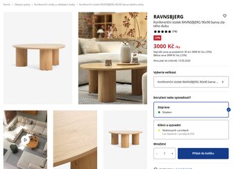 Konferenční stolek RAVNSBJERG - 2