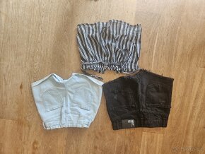 Dívčí kraťasy šortky 140-146 HM, Lindex, FB sisters - 2