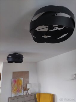2 černé lustry - 2