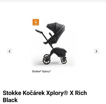 Nový nerozbalený Stokke Explory X Rich black - 2