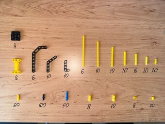 577 dílů LEGO Technic - 2
