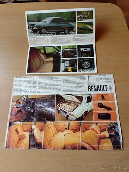 Originál prospekty k Renaultu z roku 1973 - 2
