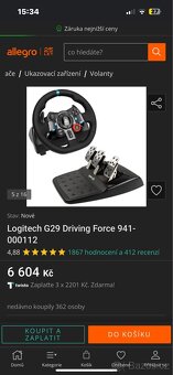Prodám logitech g 28 - 2