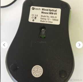 Optická myš C-TECH WM-01 s ergonomickým designem 1200 DPI - 2