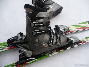 251. Lyže ELAN - 130 cm + boty SALOMON 37eu - set - 2
