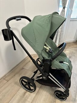 Cybex Priam 4.0 Chrome Black & Green Leaf - 2