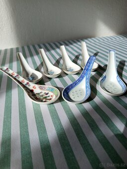 Čínský porcelán lžíce - 2