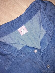 Šaty jeans 10-12let - 2