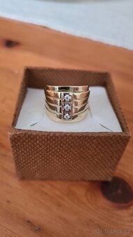 Zlatý prsten 14k - 2