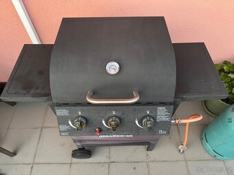 Plynový Grill - 9kW - 3 hořáky - záruka - 2