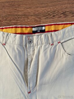 Světle šedivé kalhoty pánské - 2