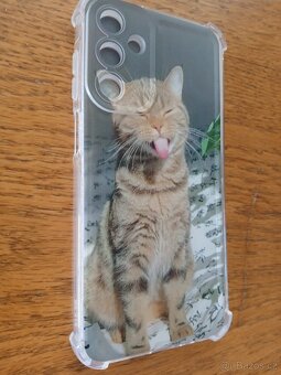 Samsung Galaxy A15, original obal, kryt, kočka - 2