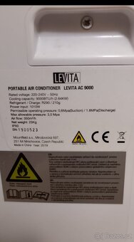 Prodám klimatizaci Levita AC 9000 - 2