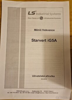 Frekvenční měnič 2,2kw 3x380V - 2