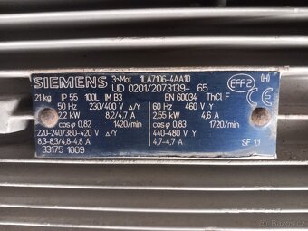 Patkový elektromotor Siemens - 2