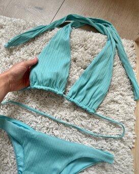 Modré dvoudílné plavky / bikiny Pull&Bear - 2