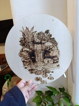 Vypalování do dřeva ,prkénka, překližka (pyrografie) - 2