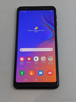 Samsung Galaxy A7 (2018) 4gb/64gb black. Záruka 6 měsíců. - 2